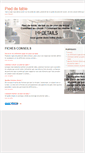 Mobile Screenshot of pied-de-table.com